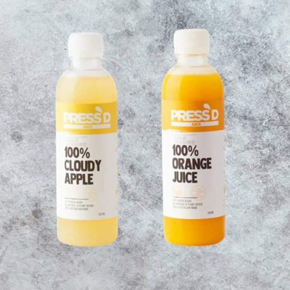 100% Orange & Apple Cold Pressed Juices (300ML)