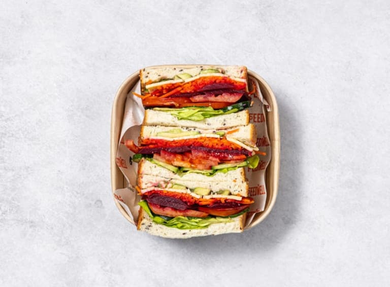 1 and 1/2 Sandwich (Vegetarian)