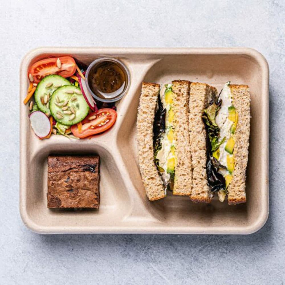 Sandwich, Salad & Sweet Pack (With Meat)