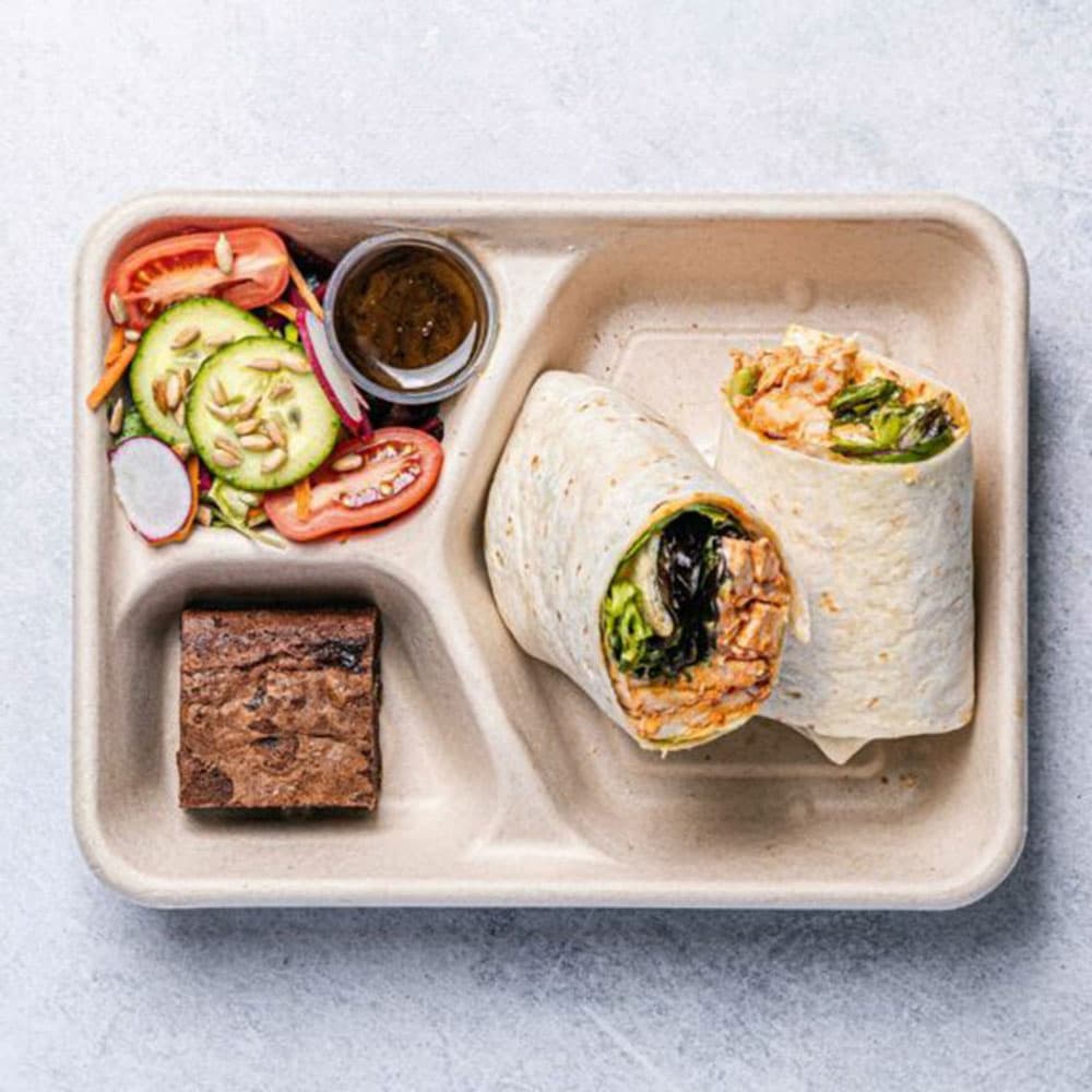 Wrap, Salad & Sweet Pack (with Meat)
