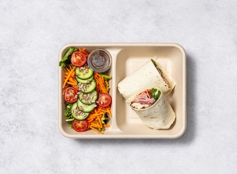 Wrap & Salad Single Pack (With Meat)