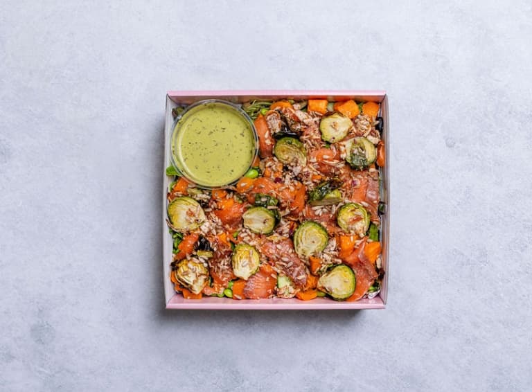 Smoked Salmon Green Goddess Salad (Small Platter)