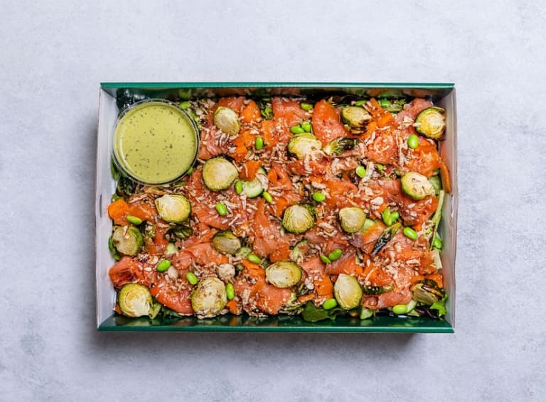Smoked Salmon Green Goddess Salad (Reg Platter)