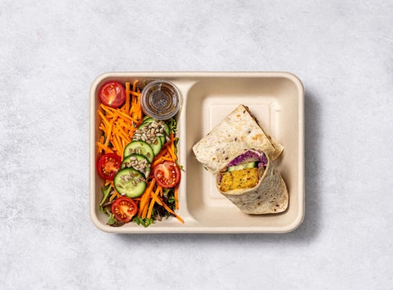 Vegetarian Wrap & Salad Pack