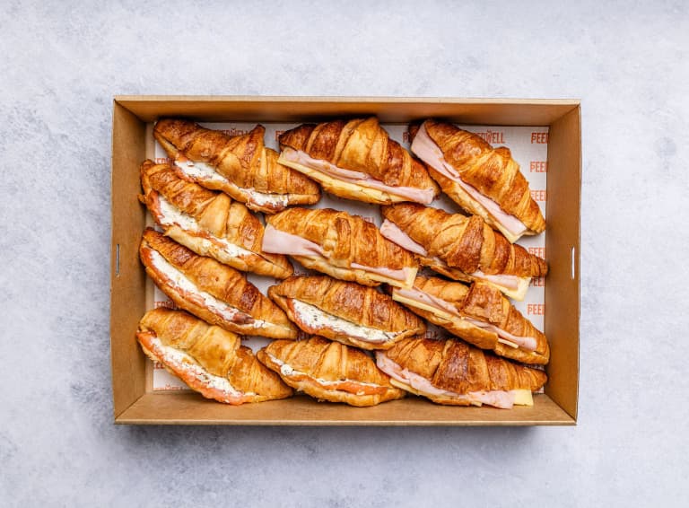 Croissants (Ham, Salmon) - Pack of 12