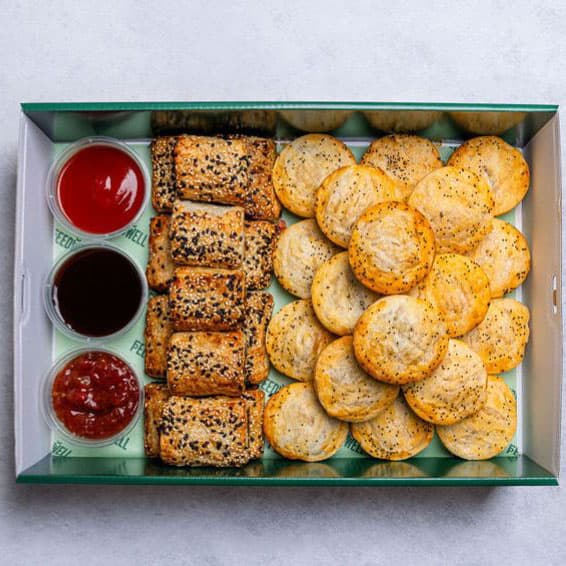 Cocktail Rolls & Chicken Mushroom Pies (33 Pcs)