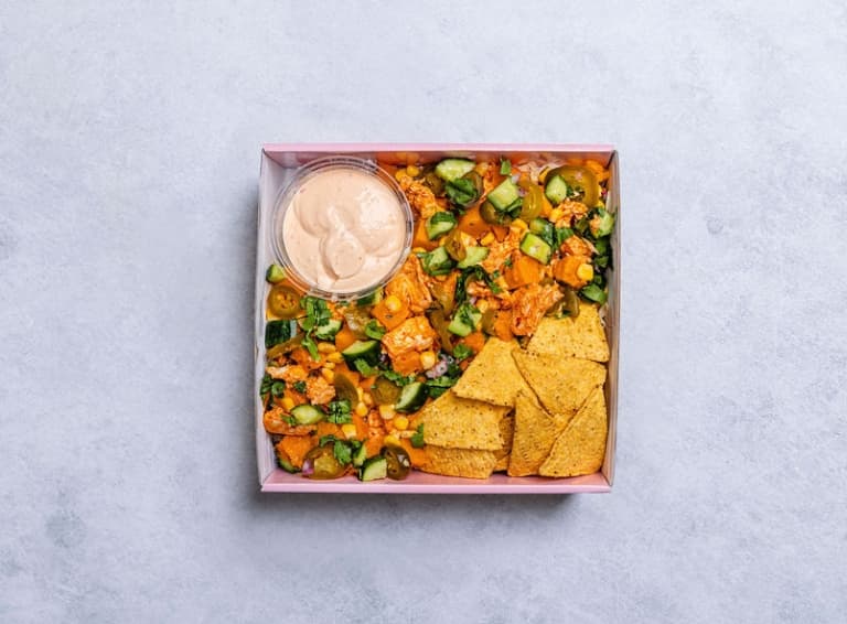 Chipotle Chicken Burrito Salad (Small Platter)