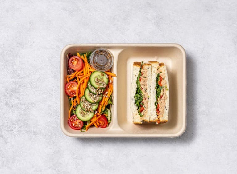 Sandwich & Salad Single Pack (With Fish)