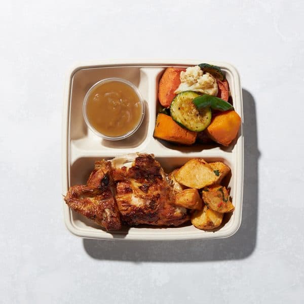 Half Roast Chicken Dinner Box