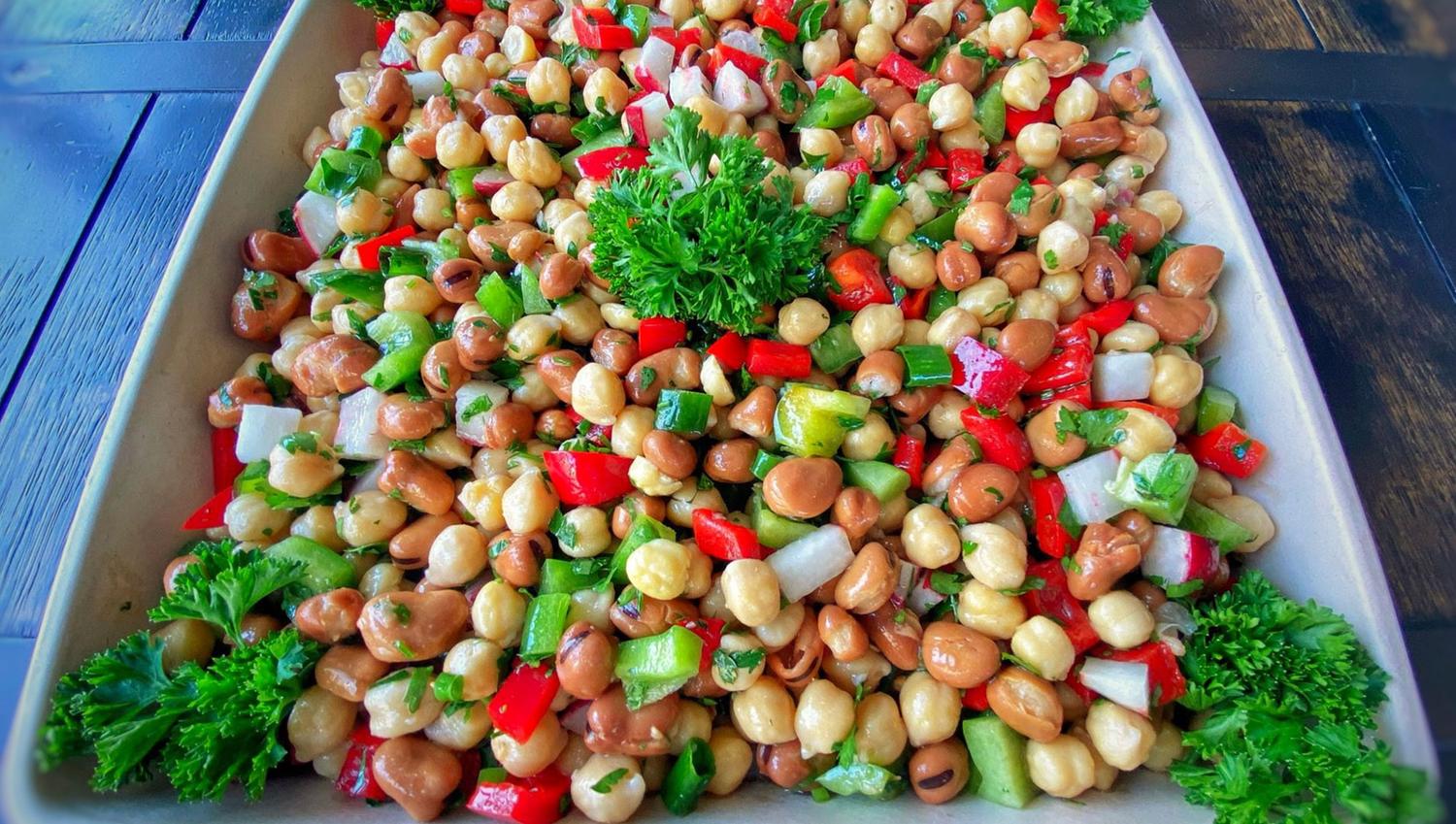 Mediterranean Bean Salad (Regular Platter)