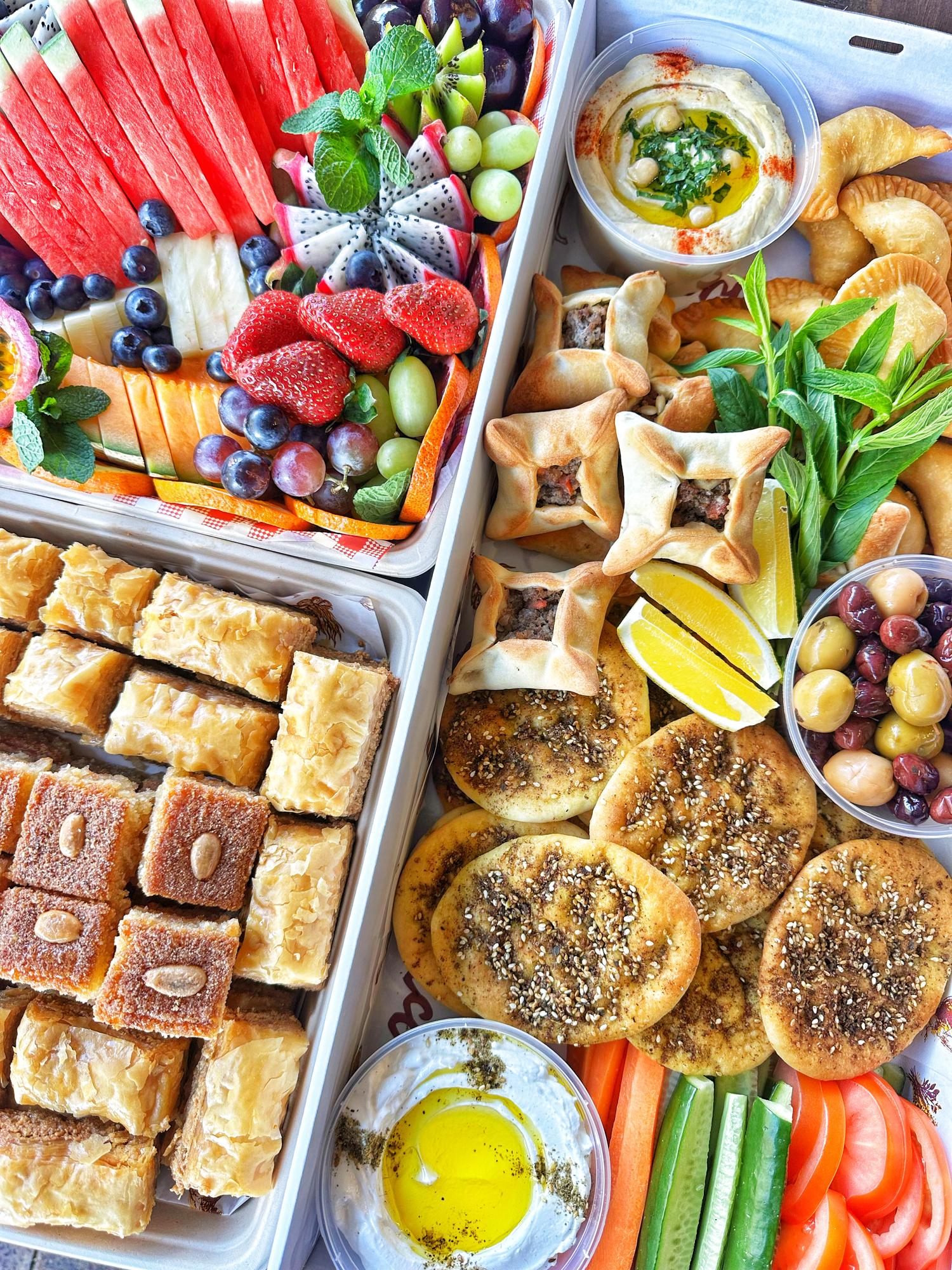 Large Mediterranean Morning Tea Banquet