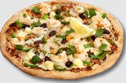 Garlic King Prawns Pizza