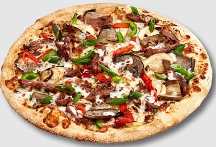 Mediterranean Beef Pizza