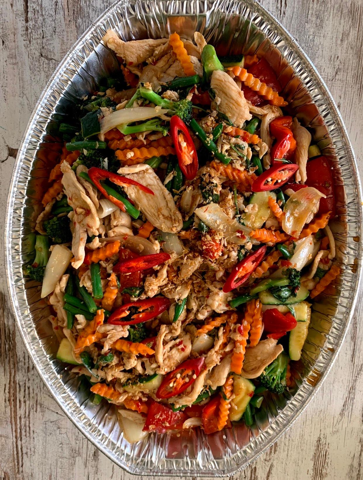 Chilli Basil Sauce Stir Fry
