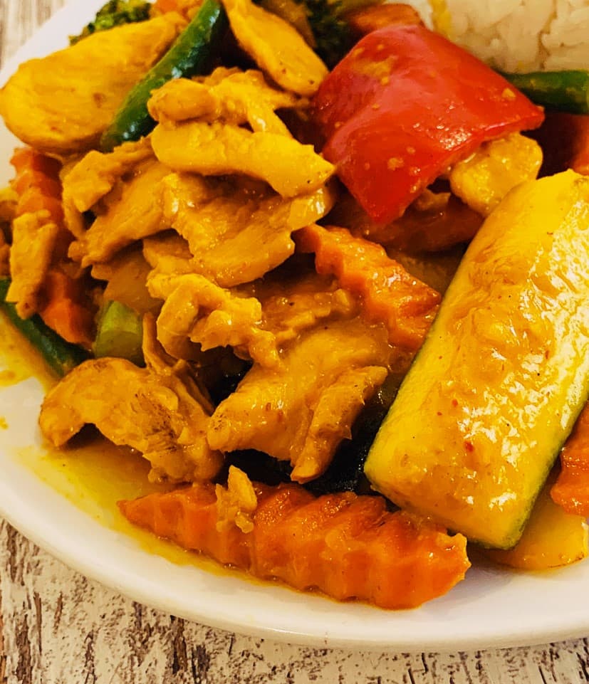Satay Sauce Stir Fry