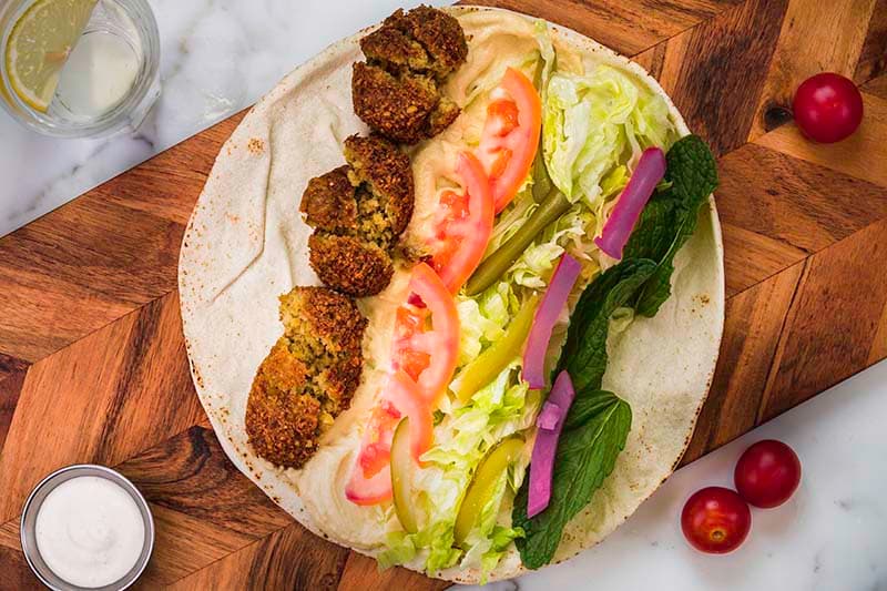Large Wrap - Falafel