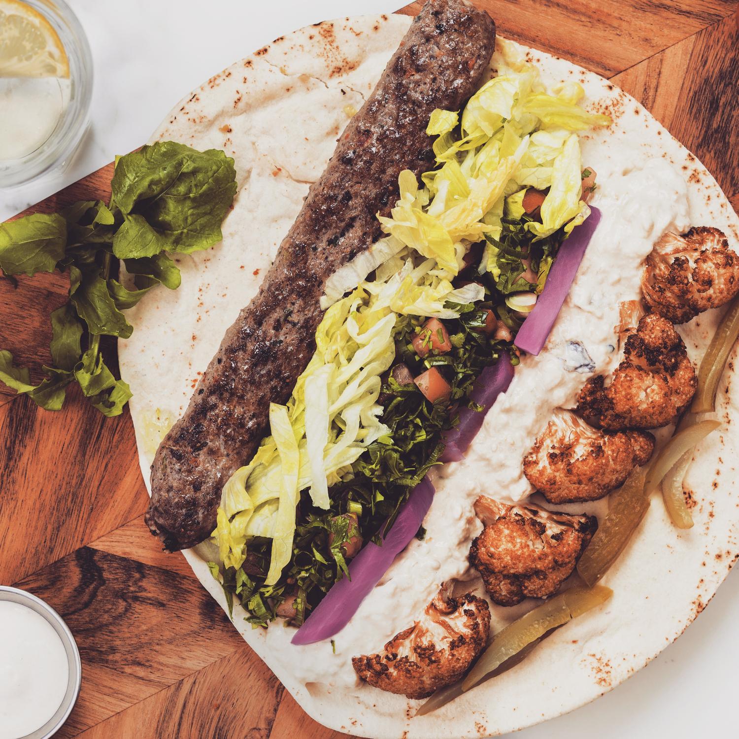 Large Wrap - Lamb Kafta