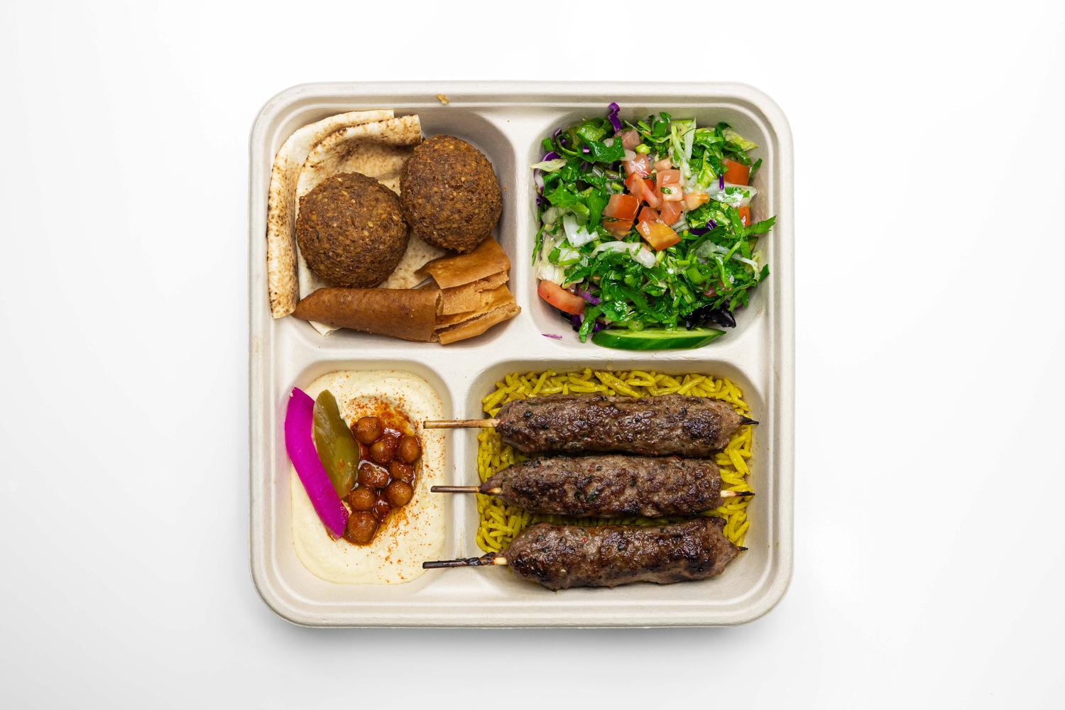 Large Plate - Lamb Skewer
