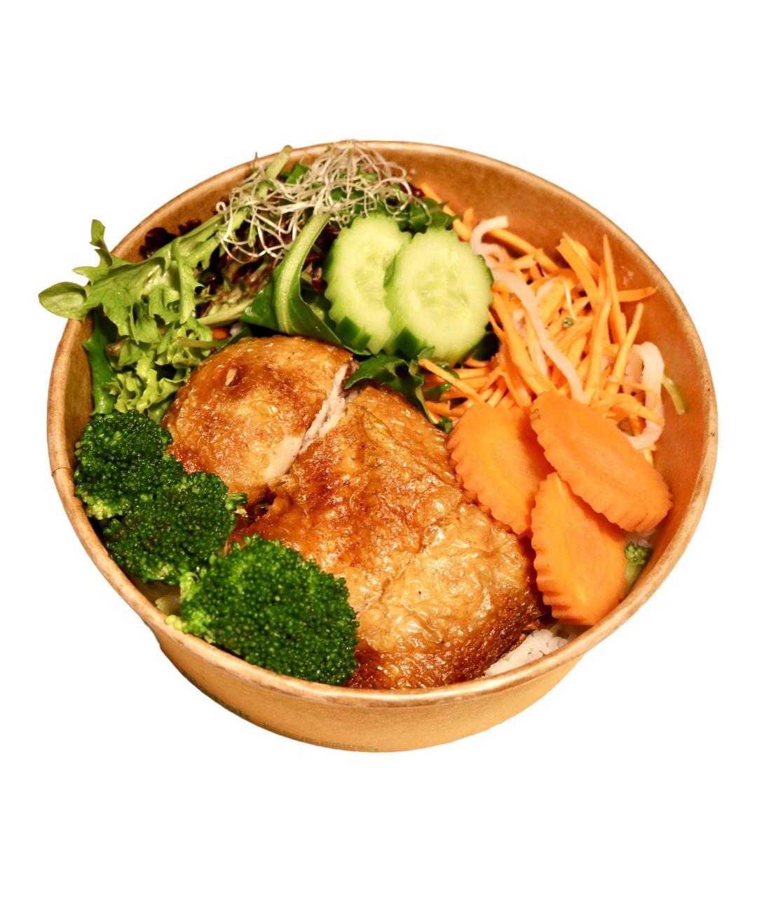 Crispy Skin Chicken w Rice (Individual Box)