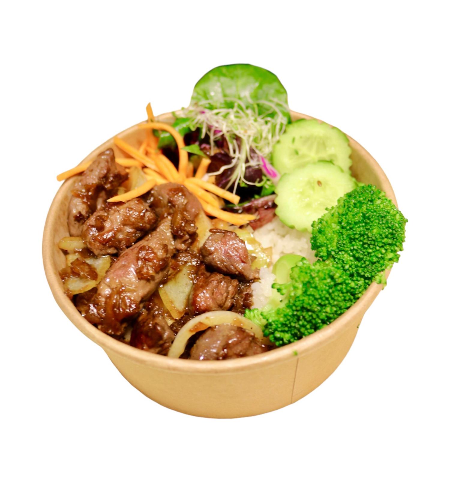 Shaken Beef w Rice (Individual Box)