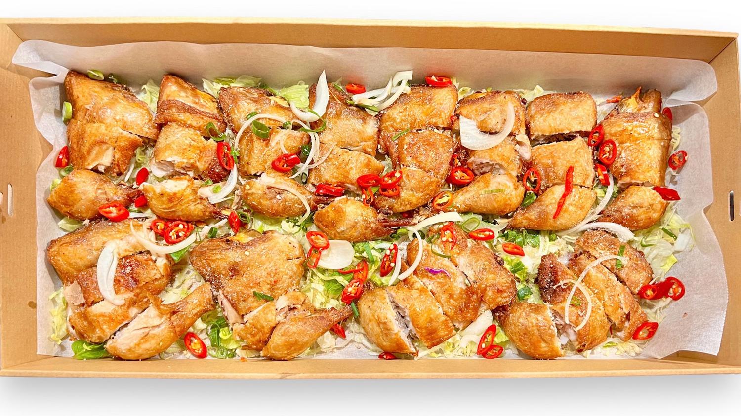 Crispy Skin Chicken Platter (Large)