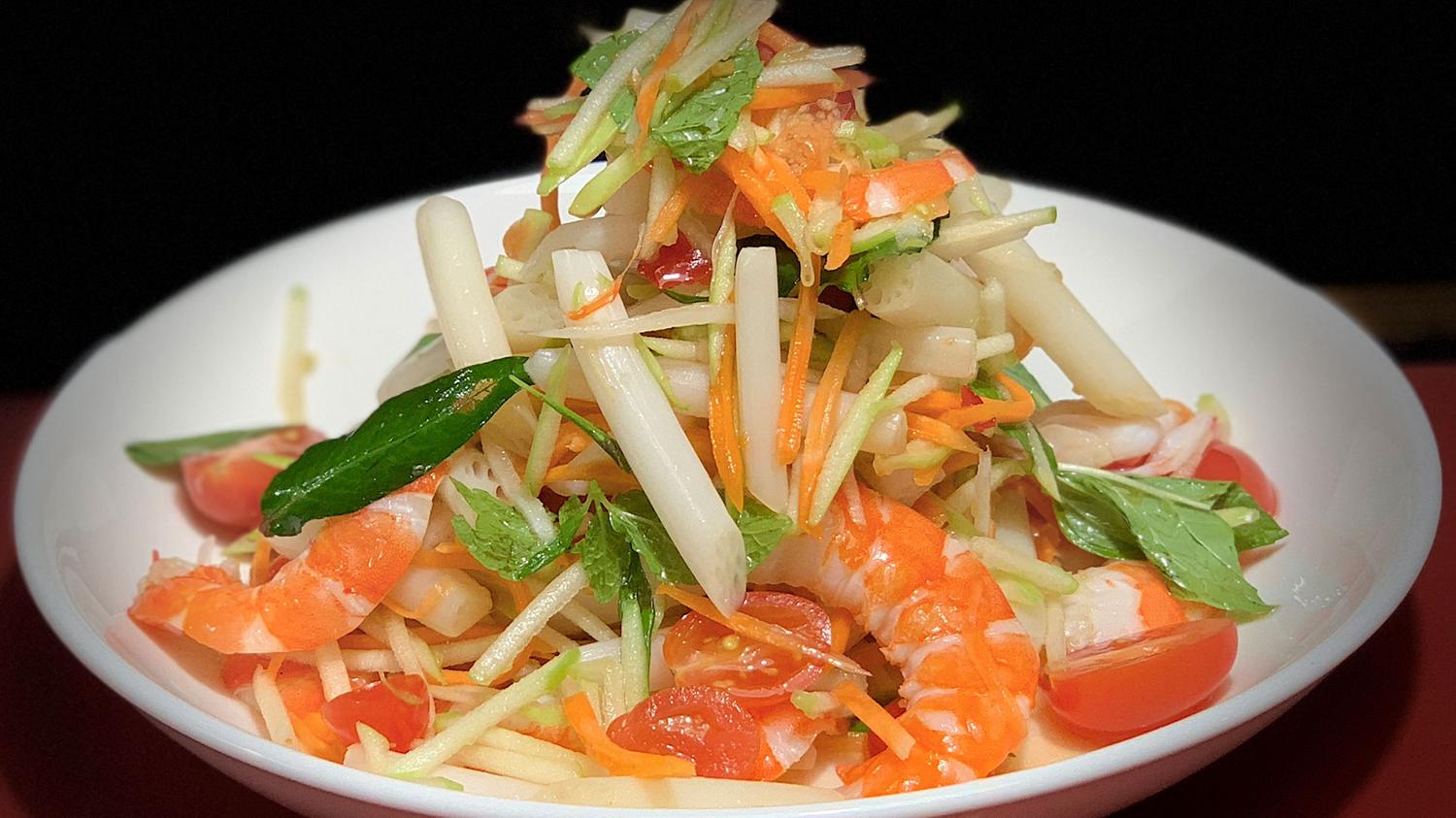 Hometown Lotus Root Prawn Salad Platter (Large)