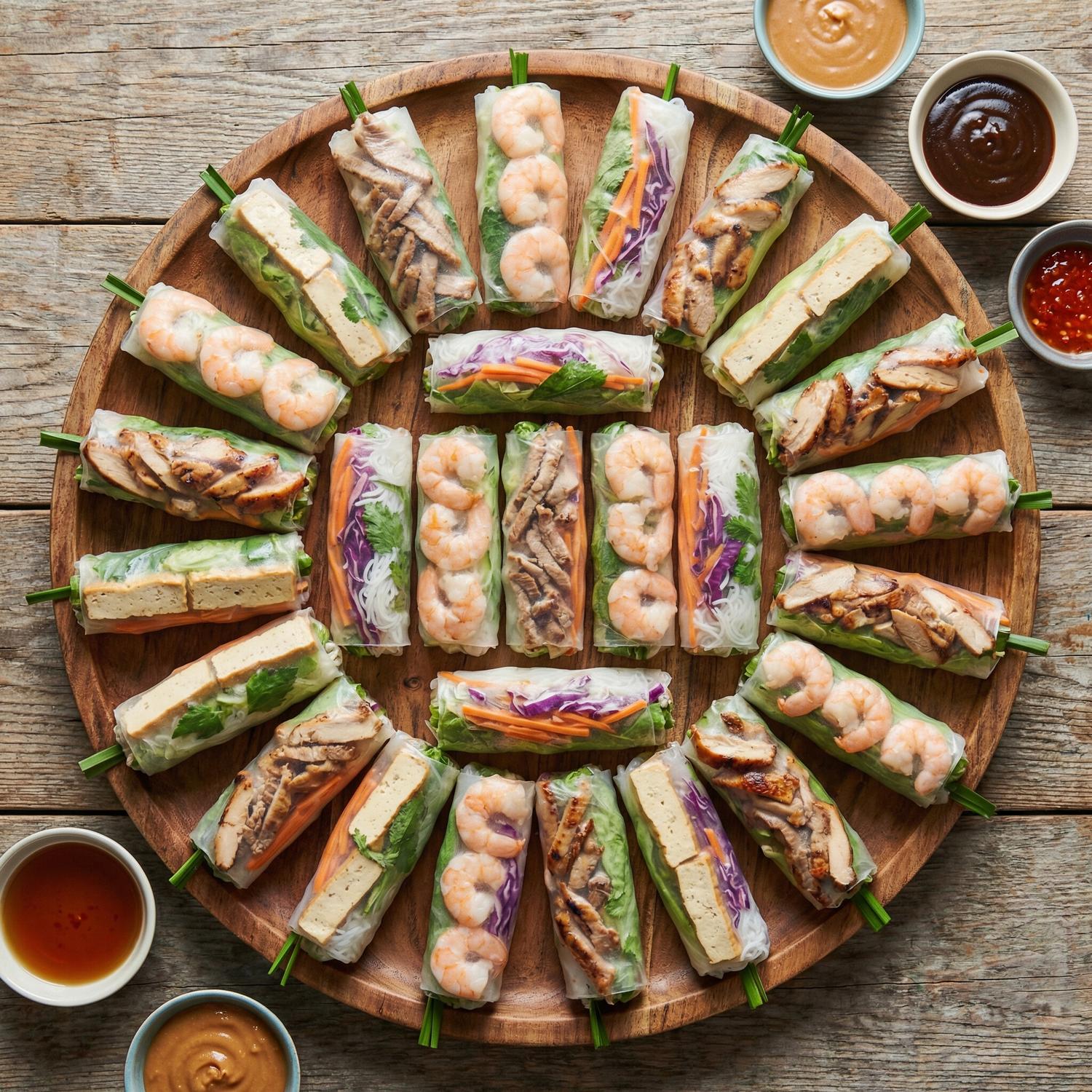Rice Paper Roll Box (Box of 30)