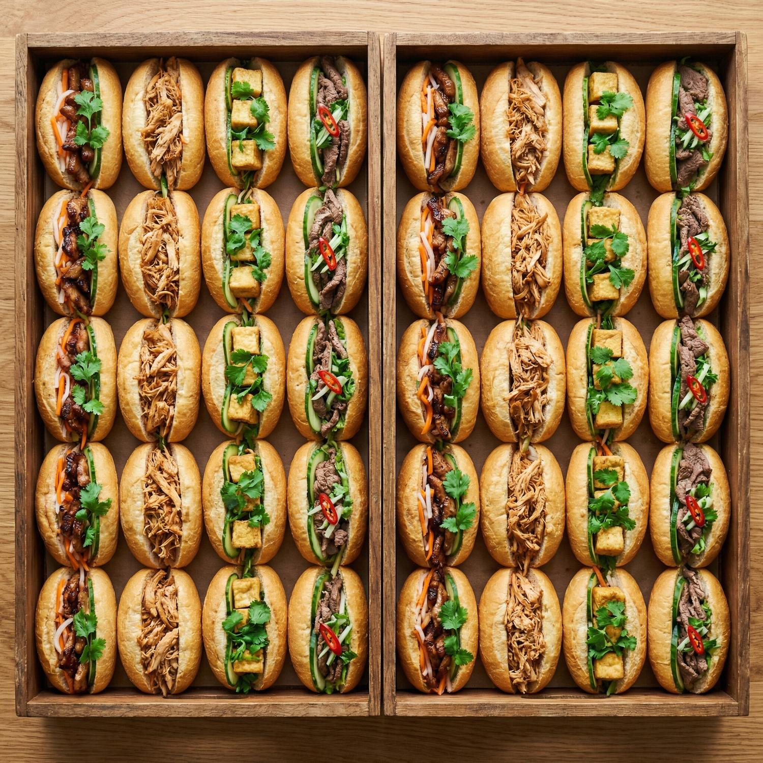 Mini Bahn Mi Box (Box of 50)