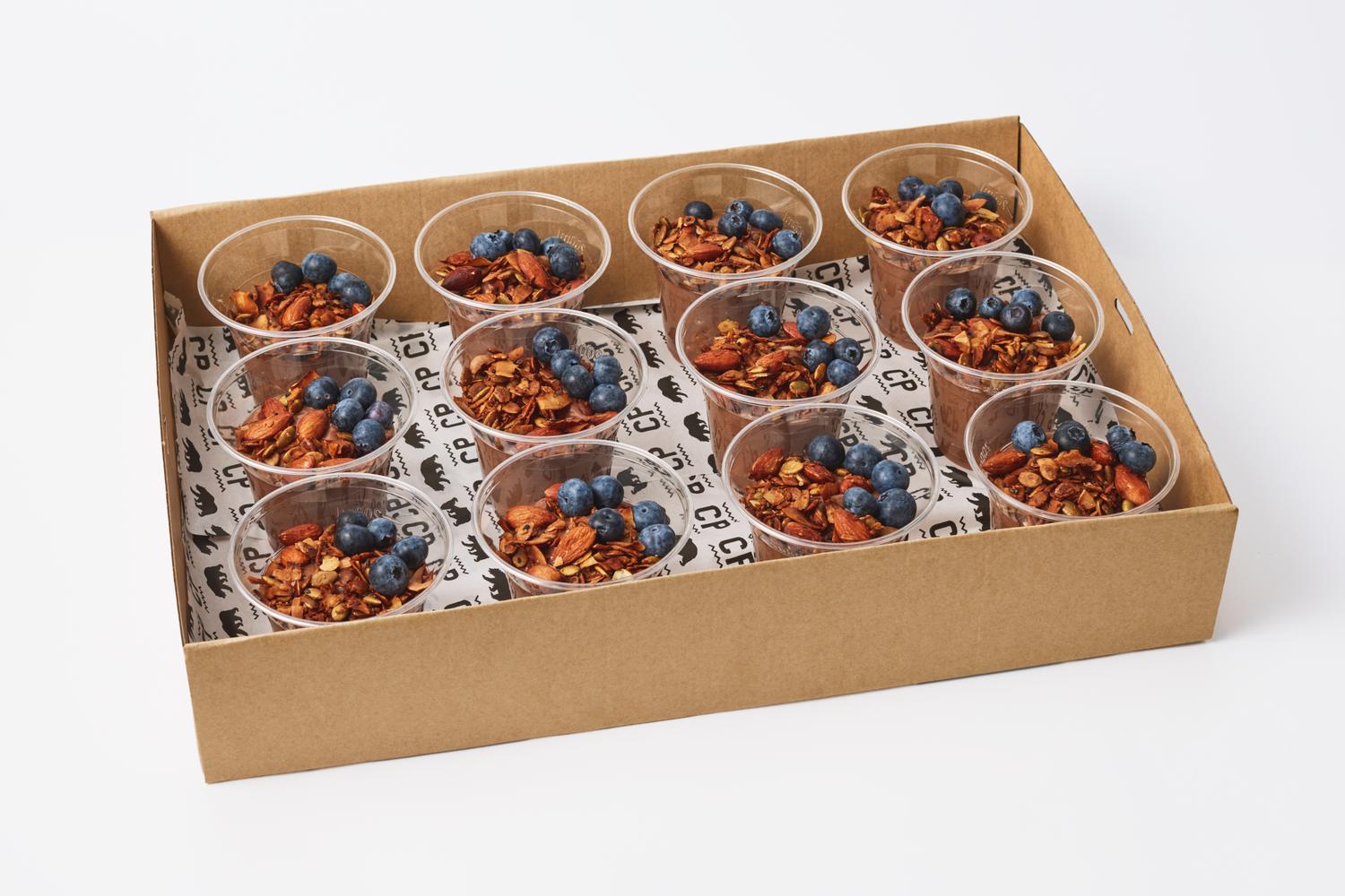 Protein Chocolate Mousse Platter