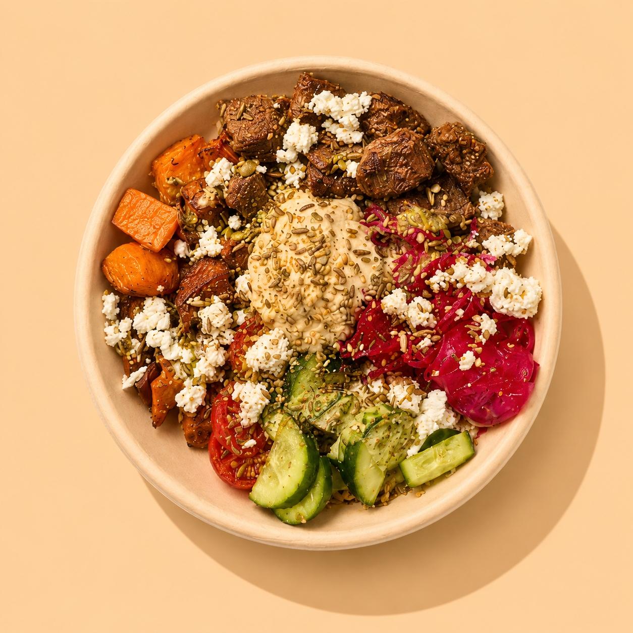 Mediterranean Beef Large Bowl