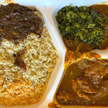 Curry with Rice & Veggie Bento