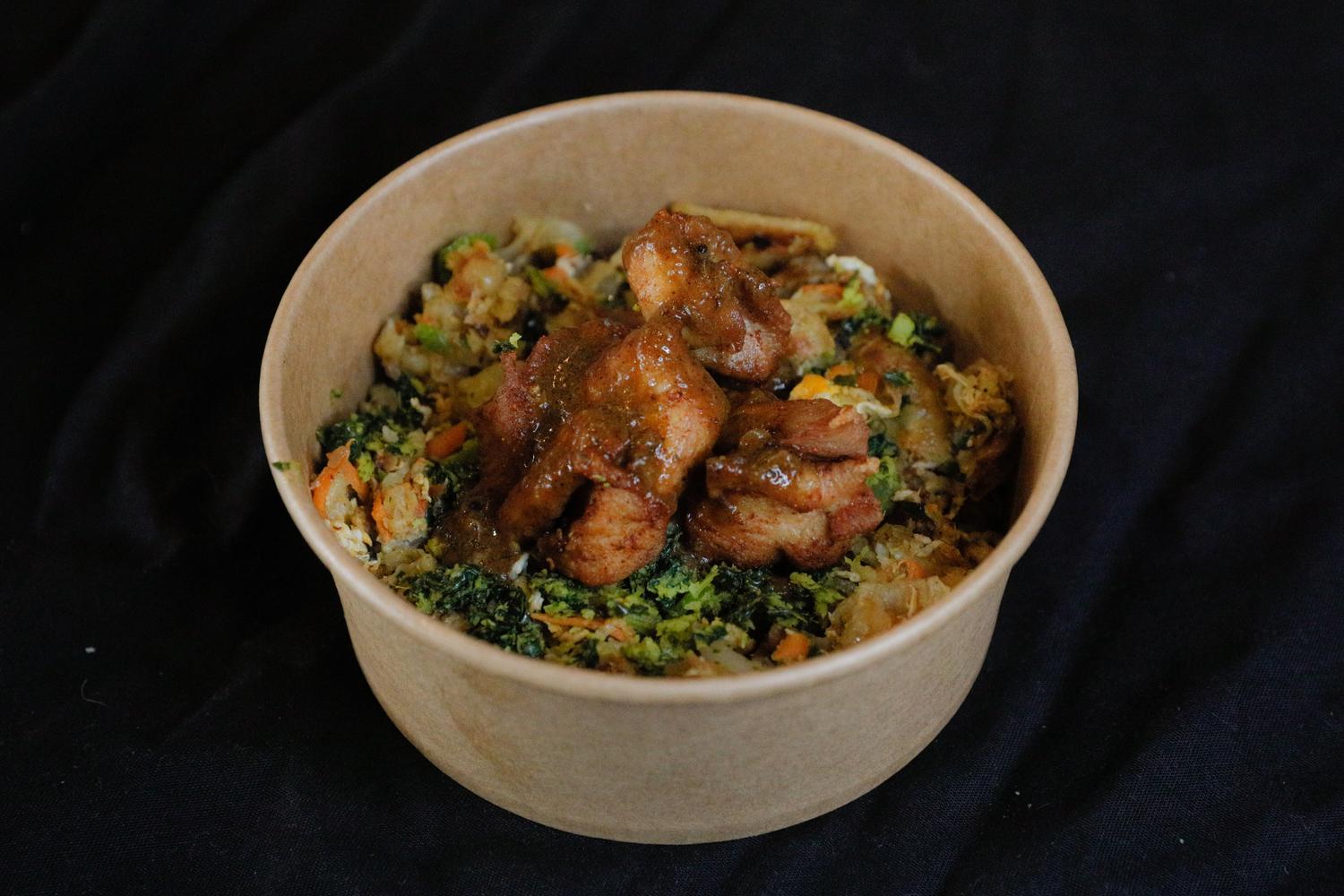 Kottu Roti Bowl (Meat)