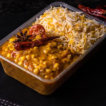 Yellow Dhaal with Rice & Naan