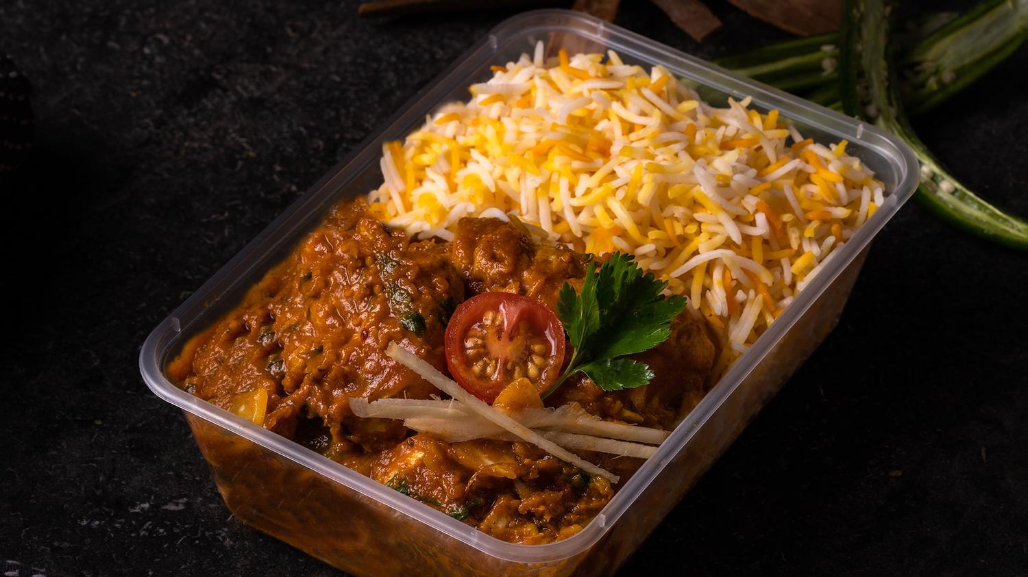 Jalfrezi with Rice & Naan