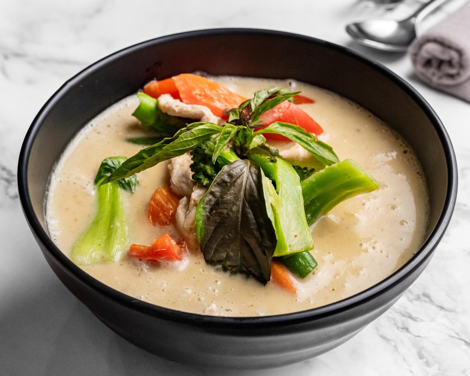 Green Curry with Rice 