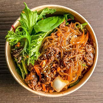 Beef Stir Fry Sweet Potato Noodles