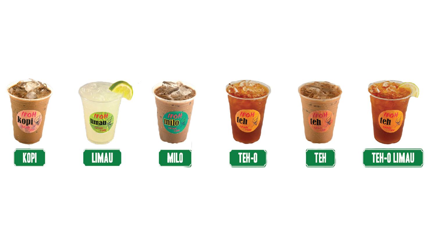 Traditional Malaysian Beverages (14oz Cup)
