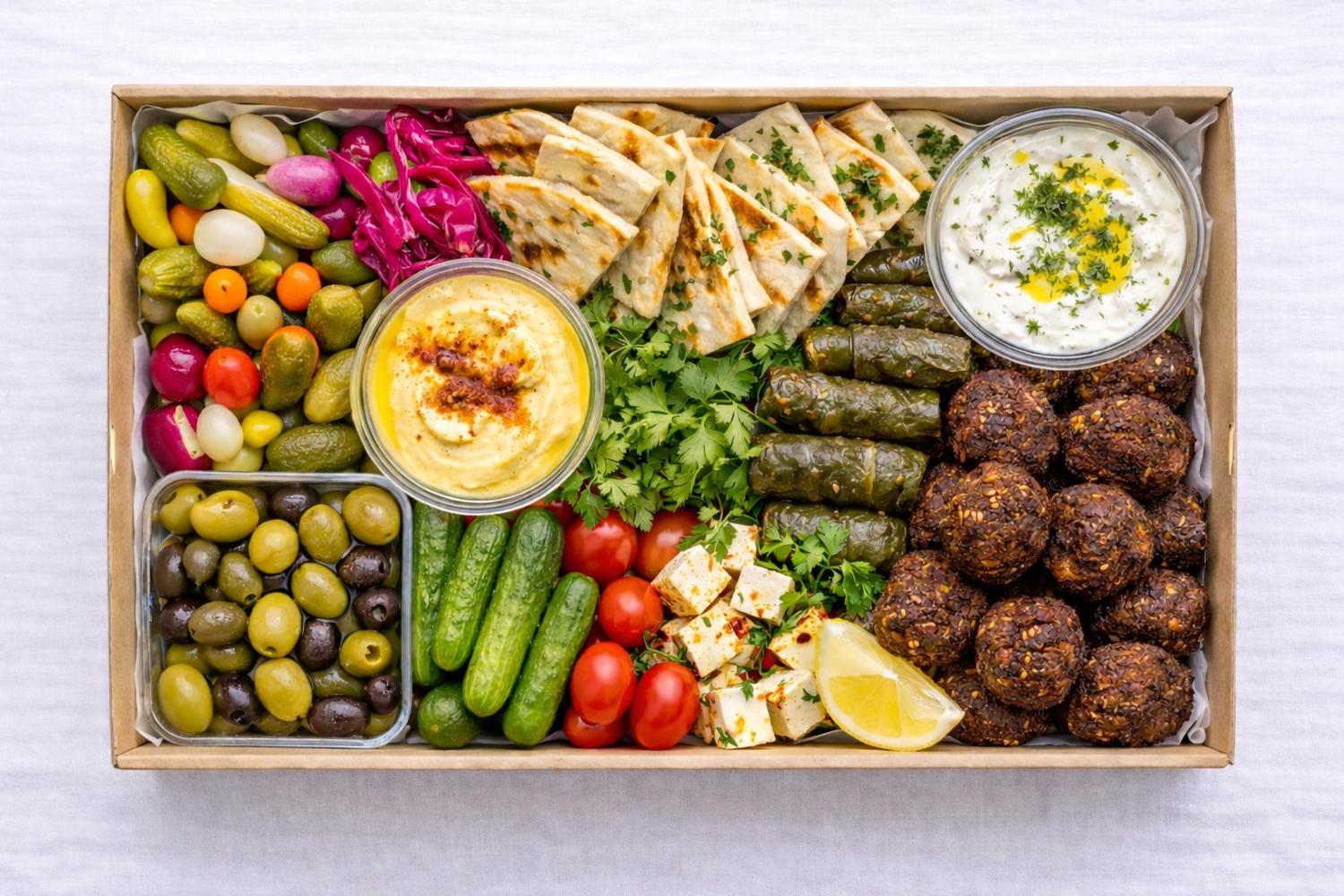 Garden Harvest Mezze Platter