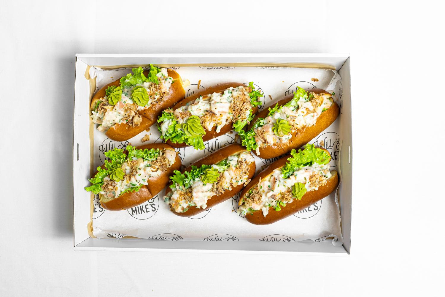 Fresh Prawn Rolls (6 pieces)