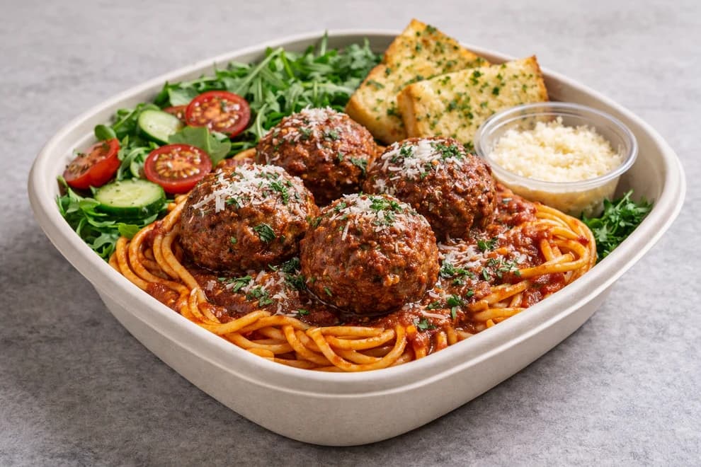 Housemade Italian Meatballs & Spaghetti 