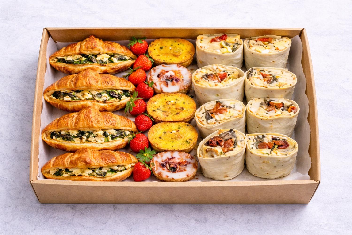 Sweet & Savoury Vegetarian Breakfast Box 