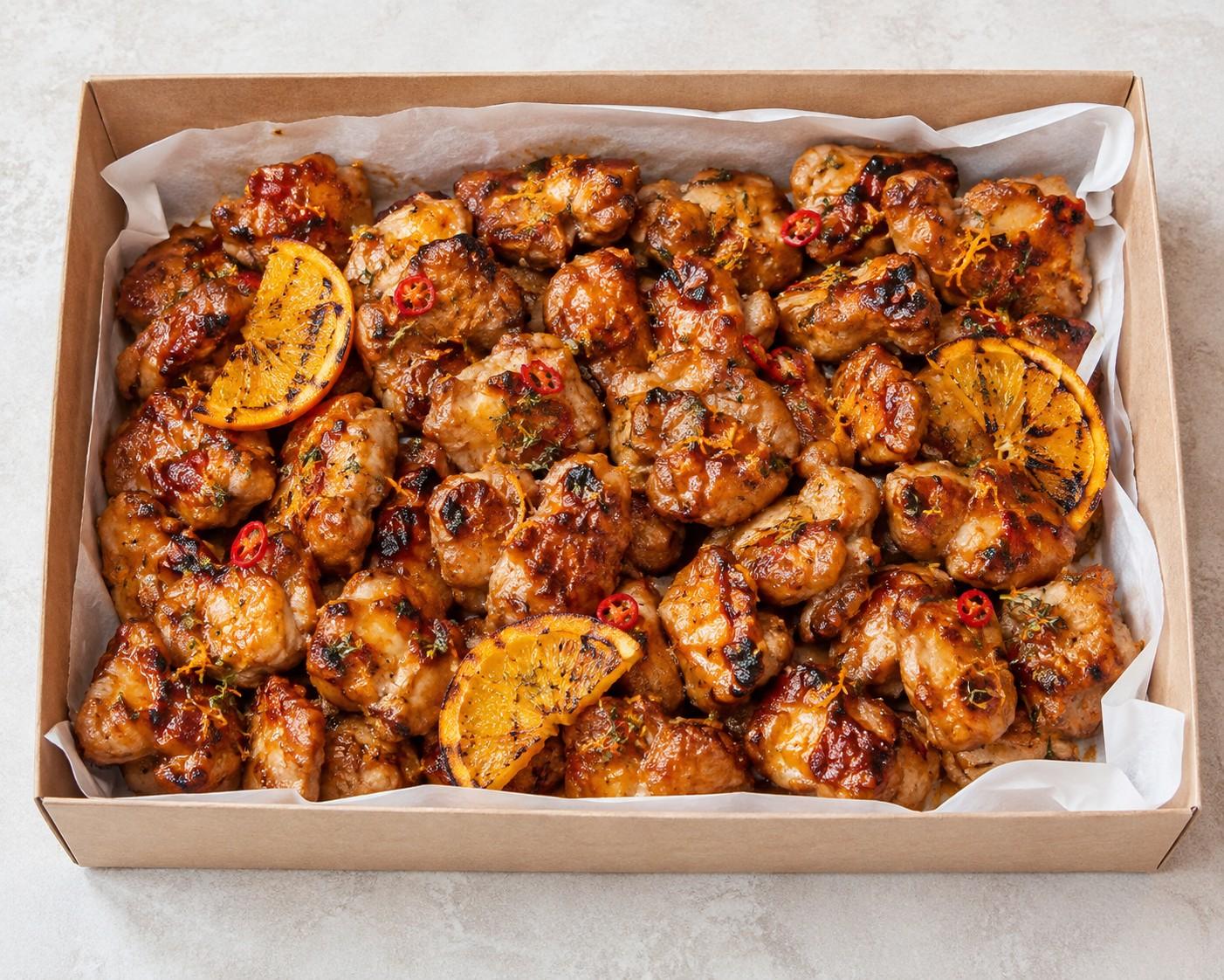 Flame-Seared Marmalade Chicken Bites - 36 pieces 