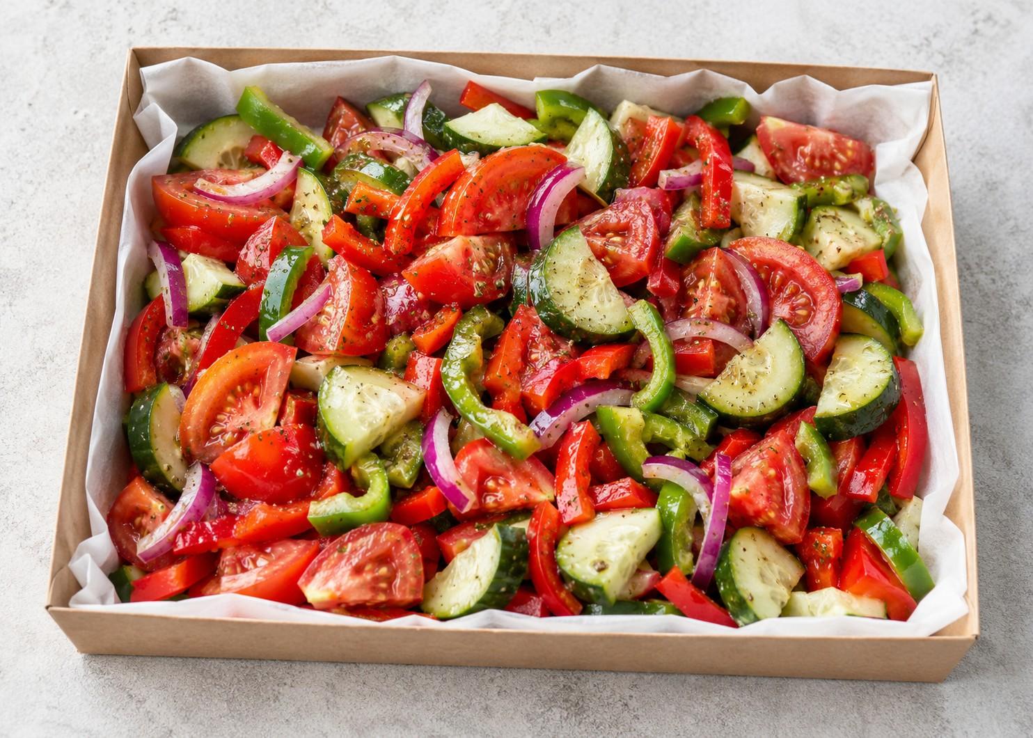 Algarve Tomato Cucumber Salad - serves 20