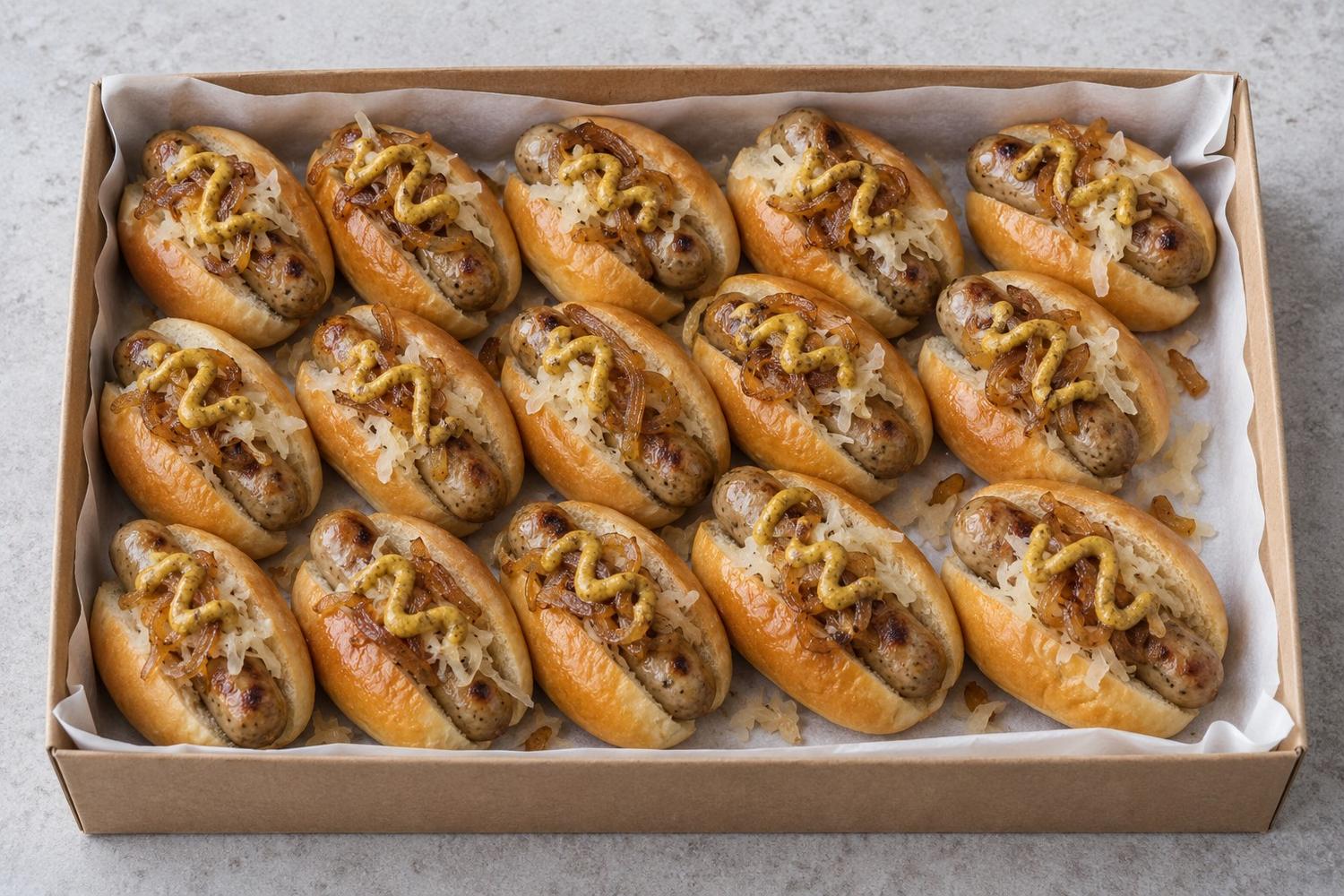 Oktoberfest Mini Bratwurst Brioche Box (15pcs)