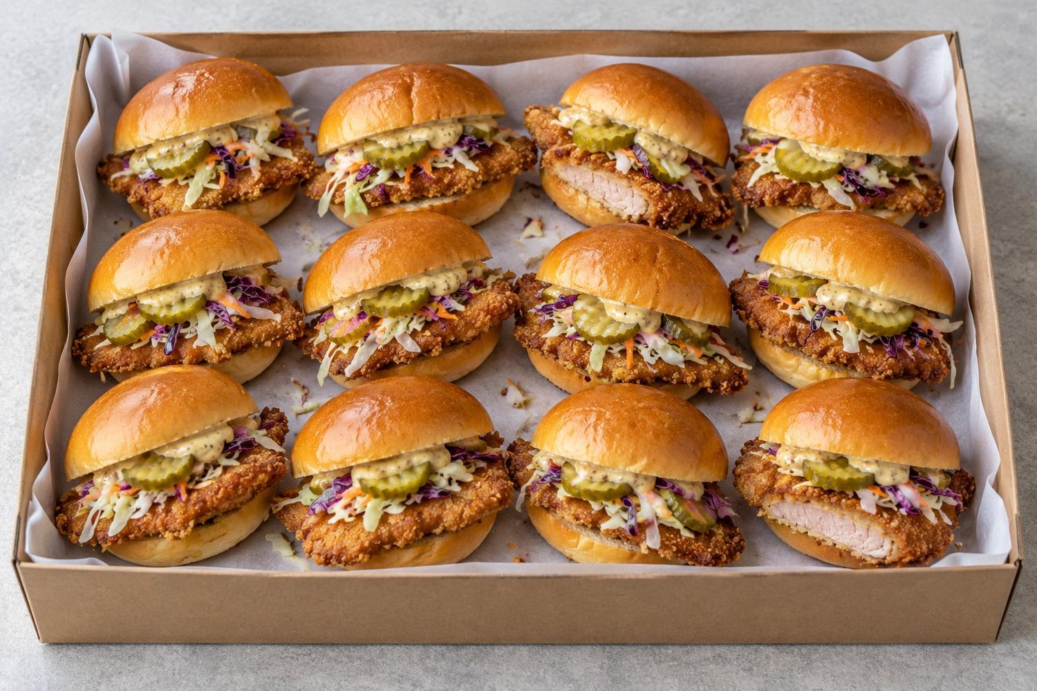 Oktoberfest Pork Schnitzel Slider Box (12pcs) 