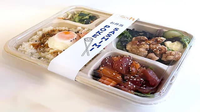 Poke Sashimi Bento Set Meal