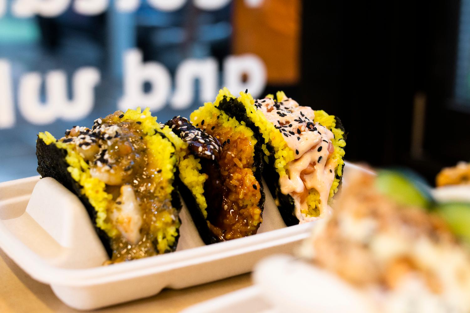 Trio of Nori Tacos 