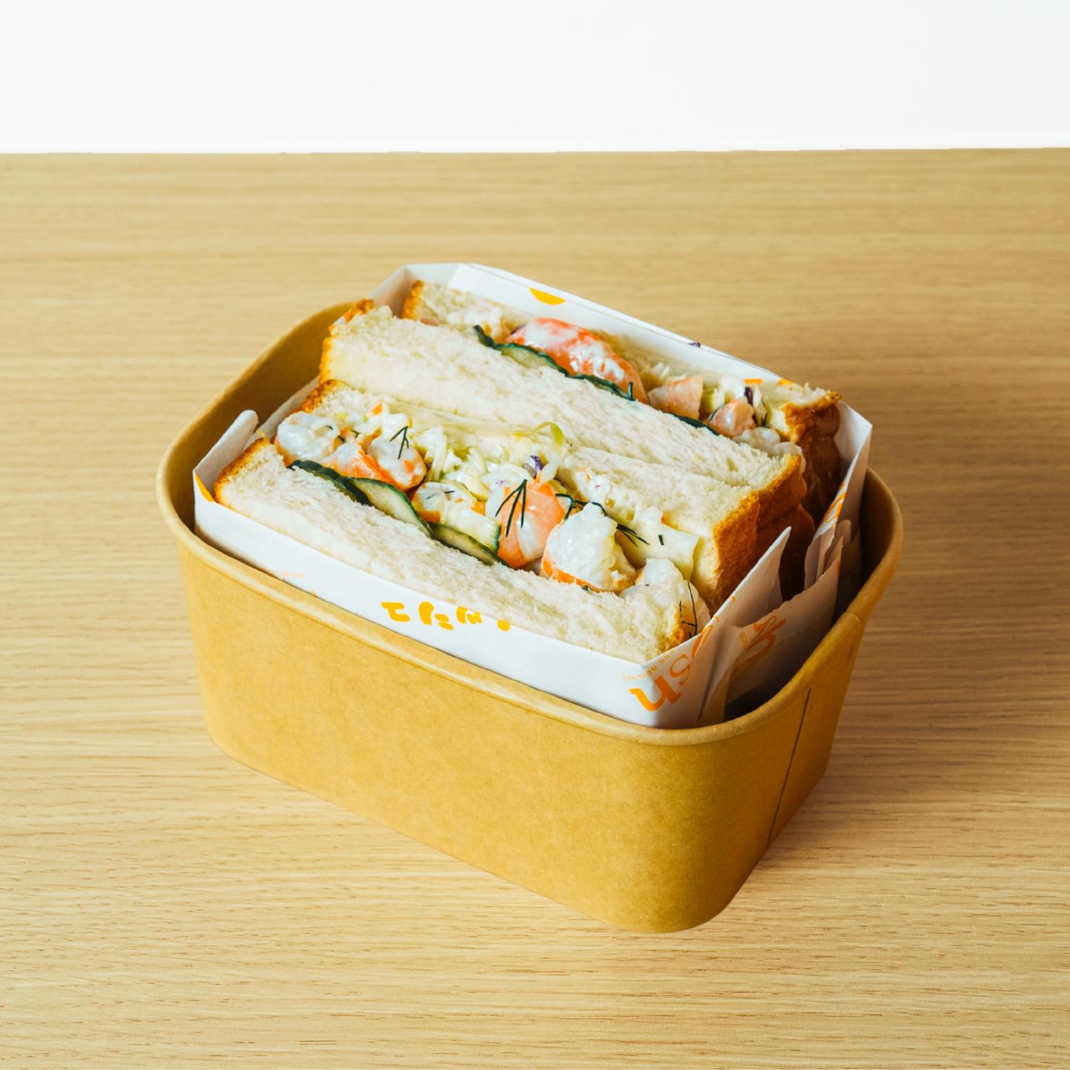 Dill Prawn Sando 