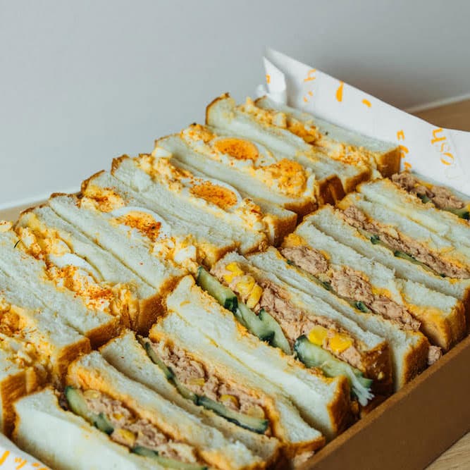 Tamago Sando Platter