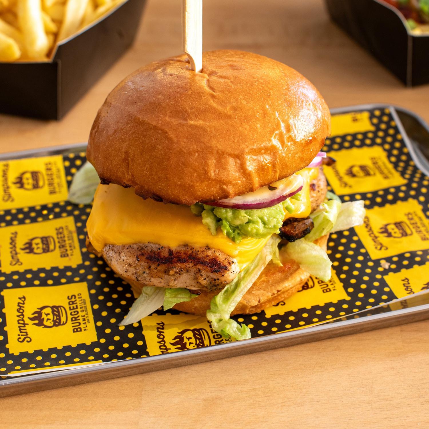 Chicken Avocado Burger